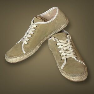 Rag & Bone Women’s Suede Baylor Low-Top Espadrille Sneakers - Size 11